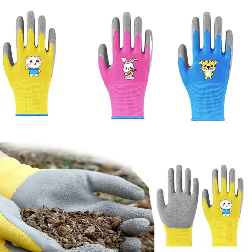 Gardening Glove Waterproof - Kids Durable Waterproof Garden Work Gloves