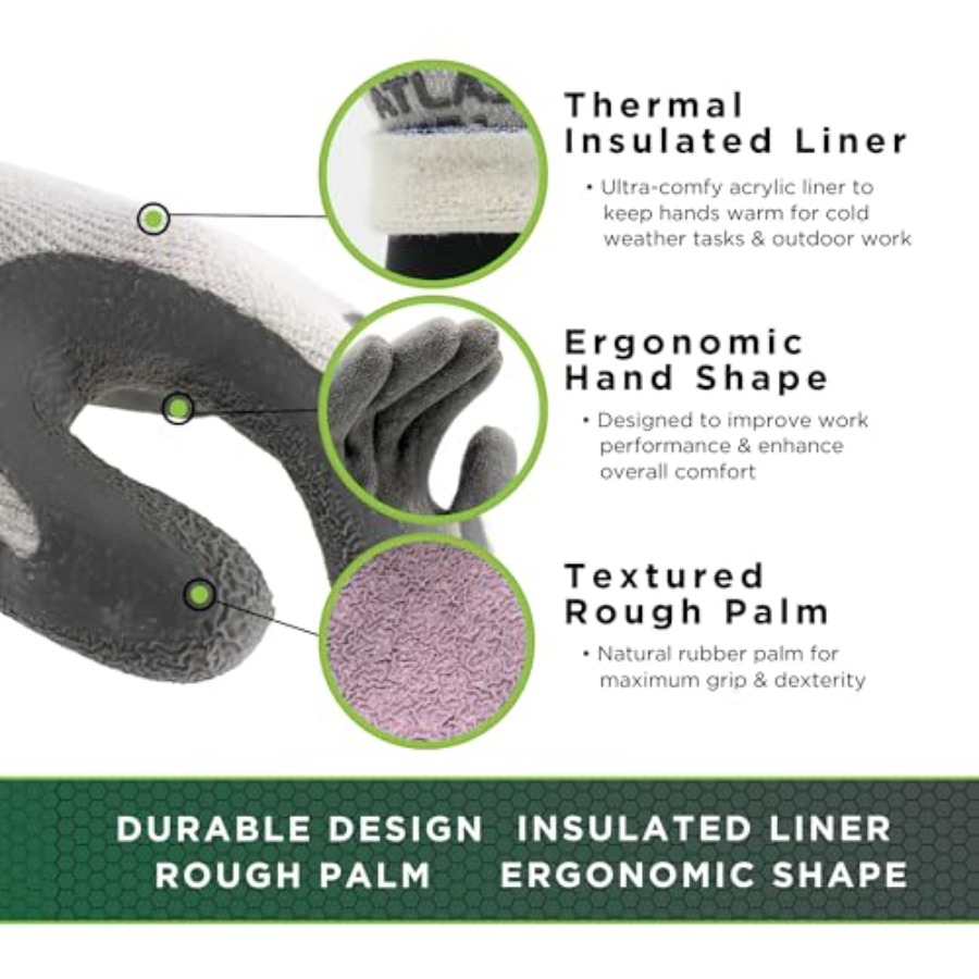 Insulated Winter Work Gloves w - Winter Glove Insulated recension och pris