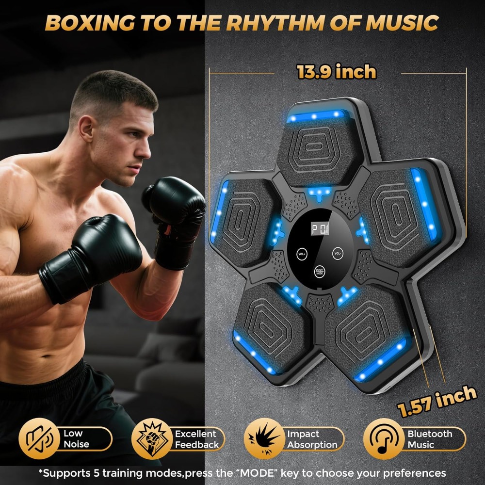 Music Boxing Machine for Adult - Workout Glove Gym recension och pris