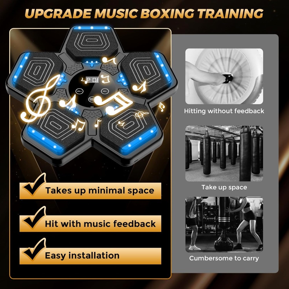 Music Boxing Machine for Adult - Workout Glove Gym recension och pris