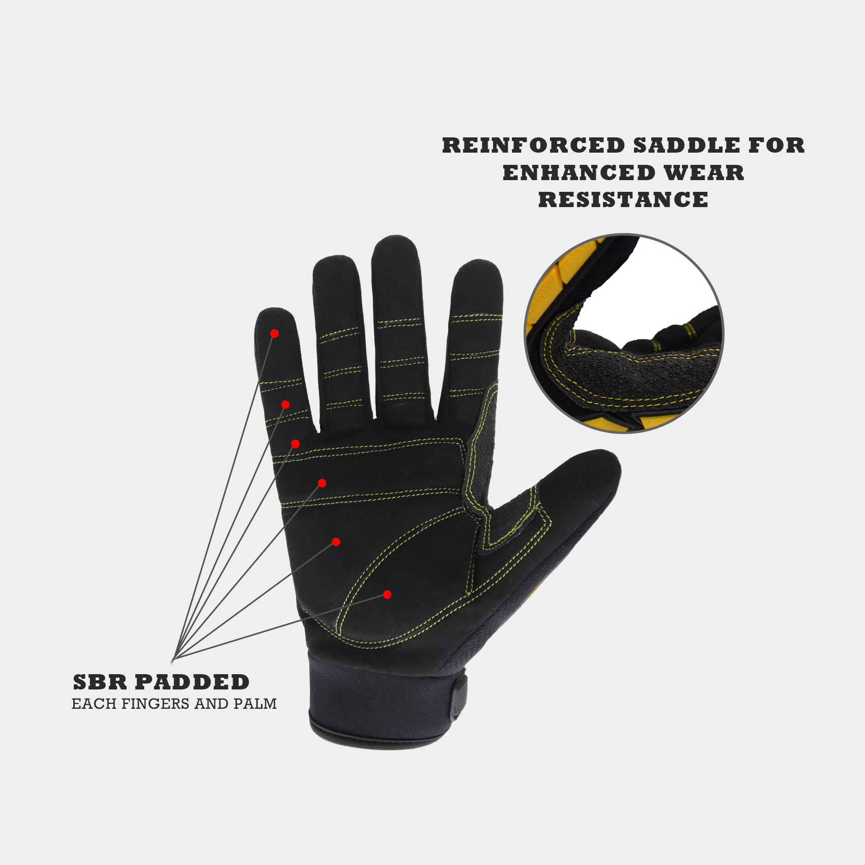 HANDLANDY Anti-Vibration Glove - Work Glove Impact recension och pris