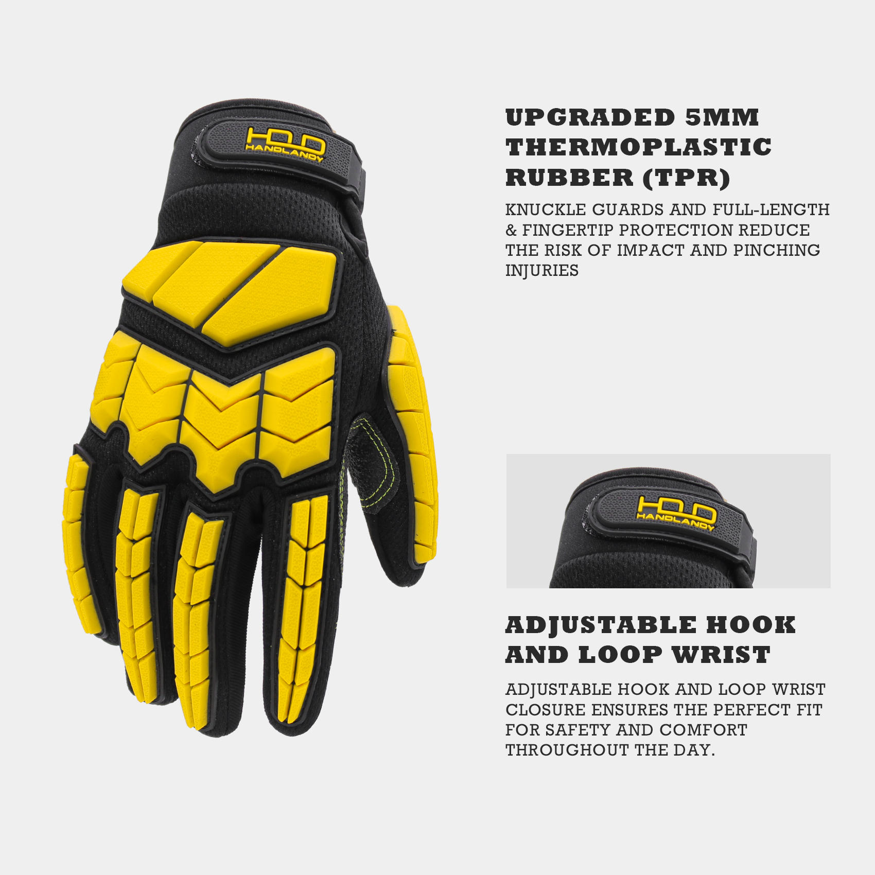 HANDLANDY Anti-Vibration Glove - Work Glove Impact recension och pris
