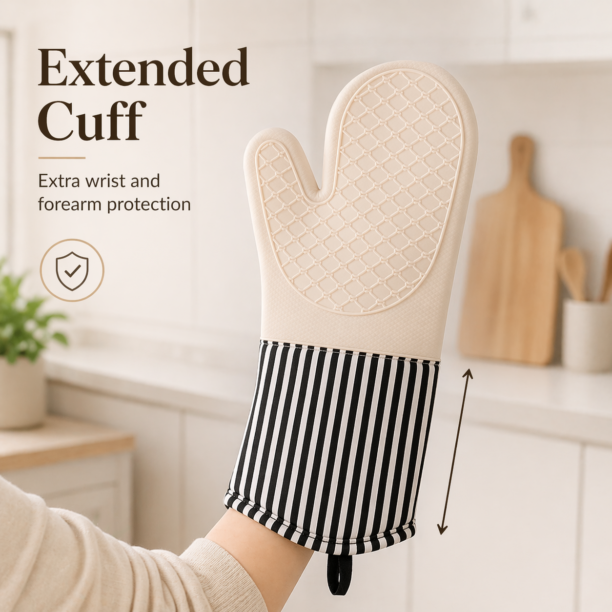 Extra Long Professional Silico - Oven Mitt Silicone recension och pris