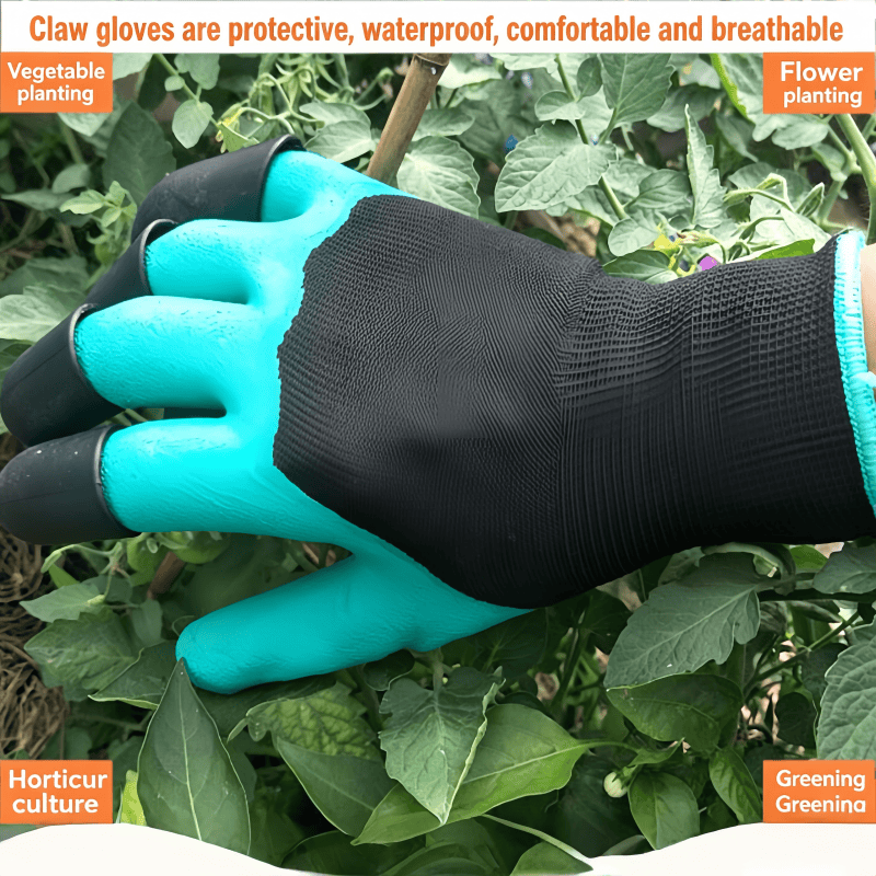 8-Finger Claw Gardening Gloves - Gardening Glove Waterproof recension och pris
