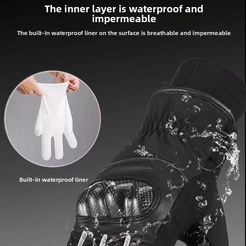 Winter Warm Motorcycle Gloves  - Motorcycle Glove Knuckle recension och pris