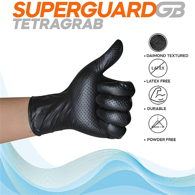 Black Nitrile Gloves Disposabl - Cut Resistant Glove recension och pris