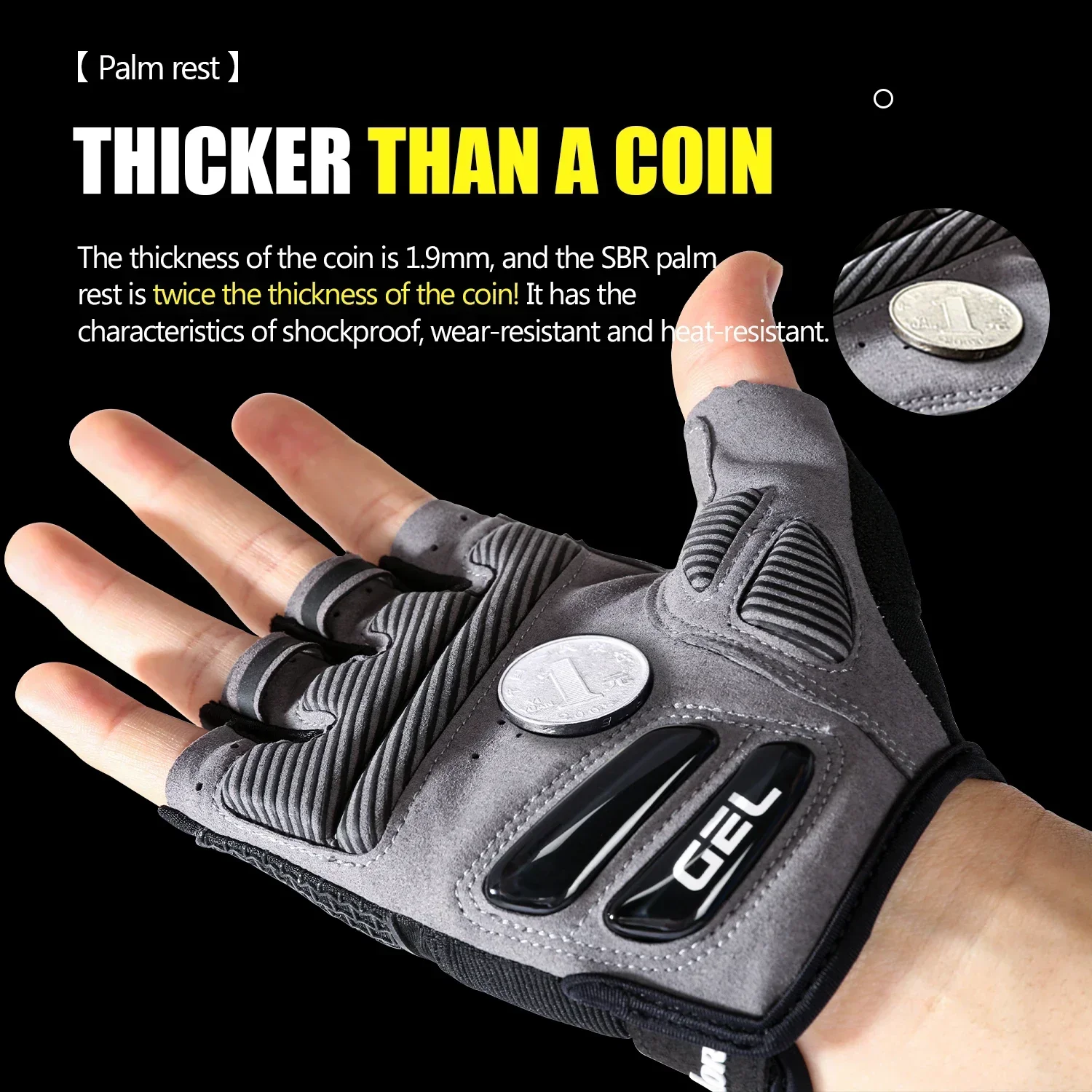 Anti Slip Shock Breathable Hal - Workout Glove Gym recension och pris