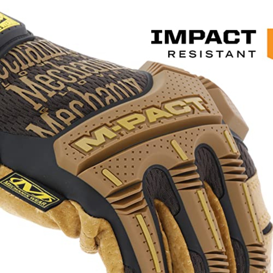M-Pact Leather Gloves - Leathe - Work Glove Impact recension och pris