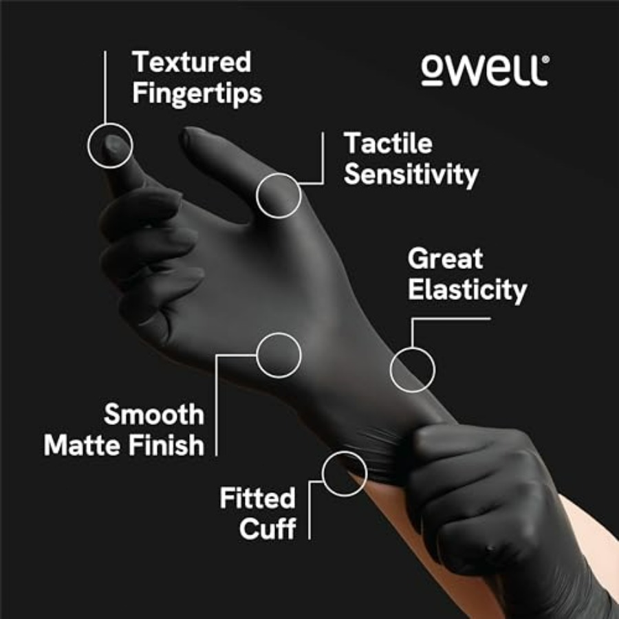 ® Black Nitrile Gloves - 4 Mil - Exam Glove Nitrile recension och pris