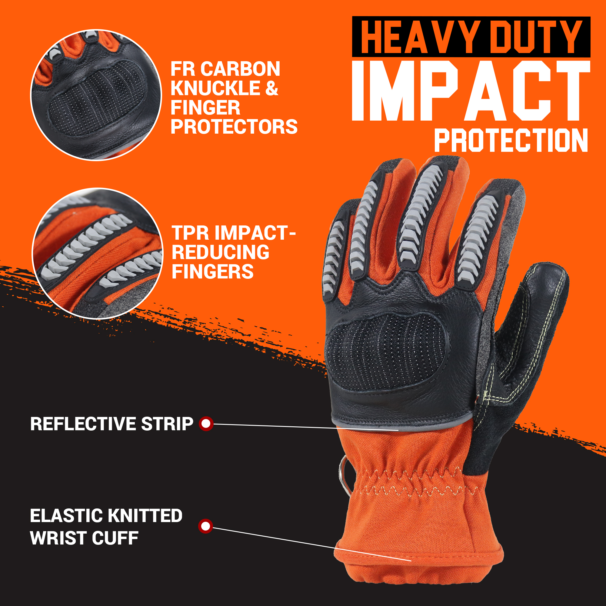 HANDLANDY fireproofing synthet - Work Glove Impact recension och pris