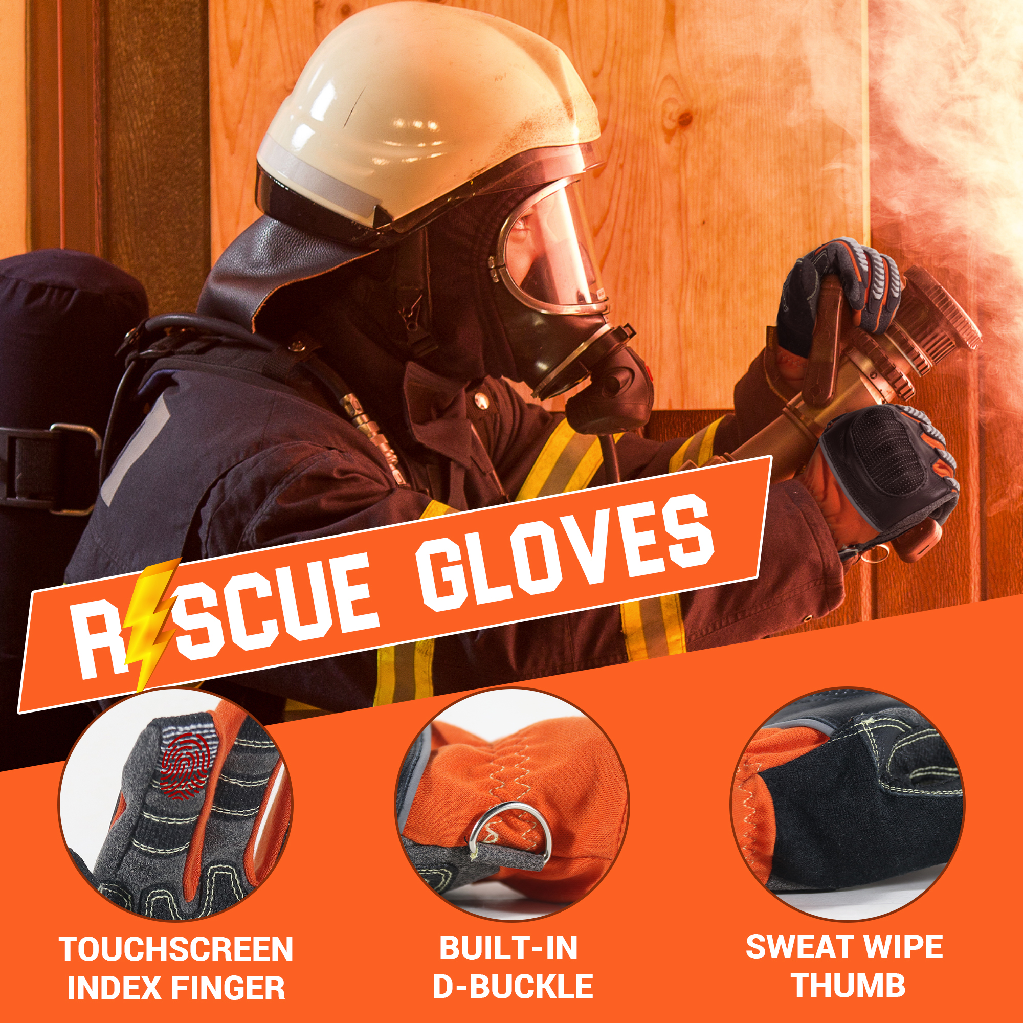 HANDLANDY fireproofing synthet - Work Glove Impact recension och pris