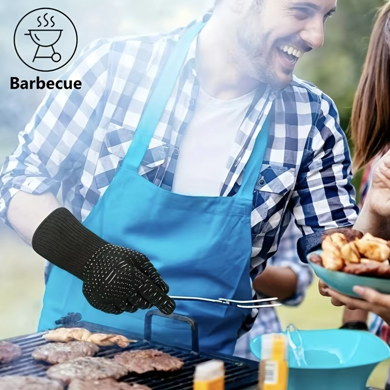 One Piece BBQ Gloves High Temp - Oven Mitt Silicone recension och pris