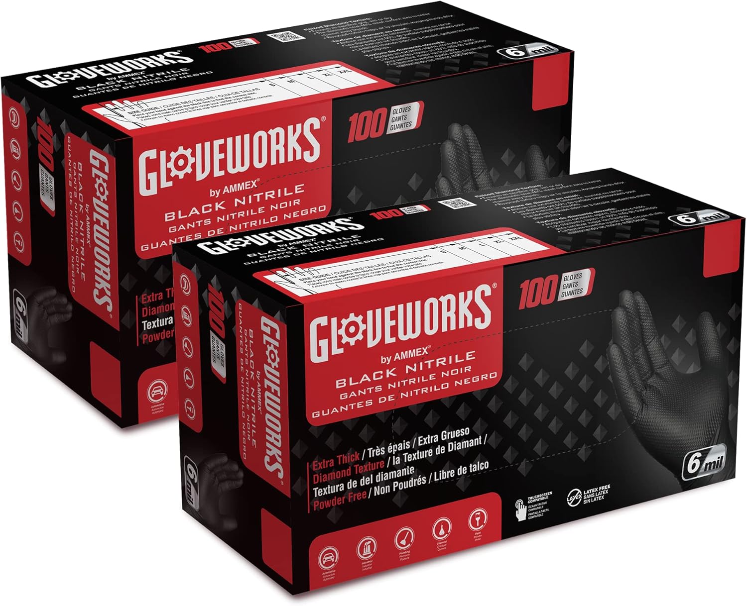 Black Nitrile Disposable Glove - Nitrile Mechanic Glove recension och pris