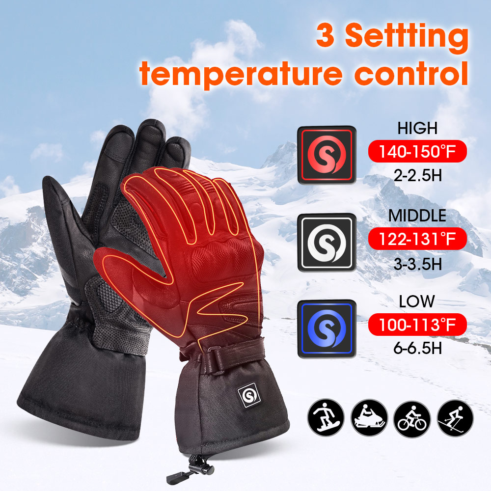 Snow Deer Winter Electric Heat - Heat Resistant Glove recension och pris