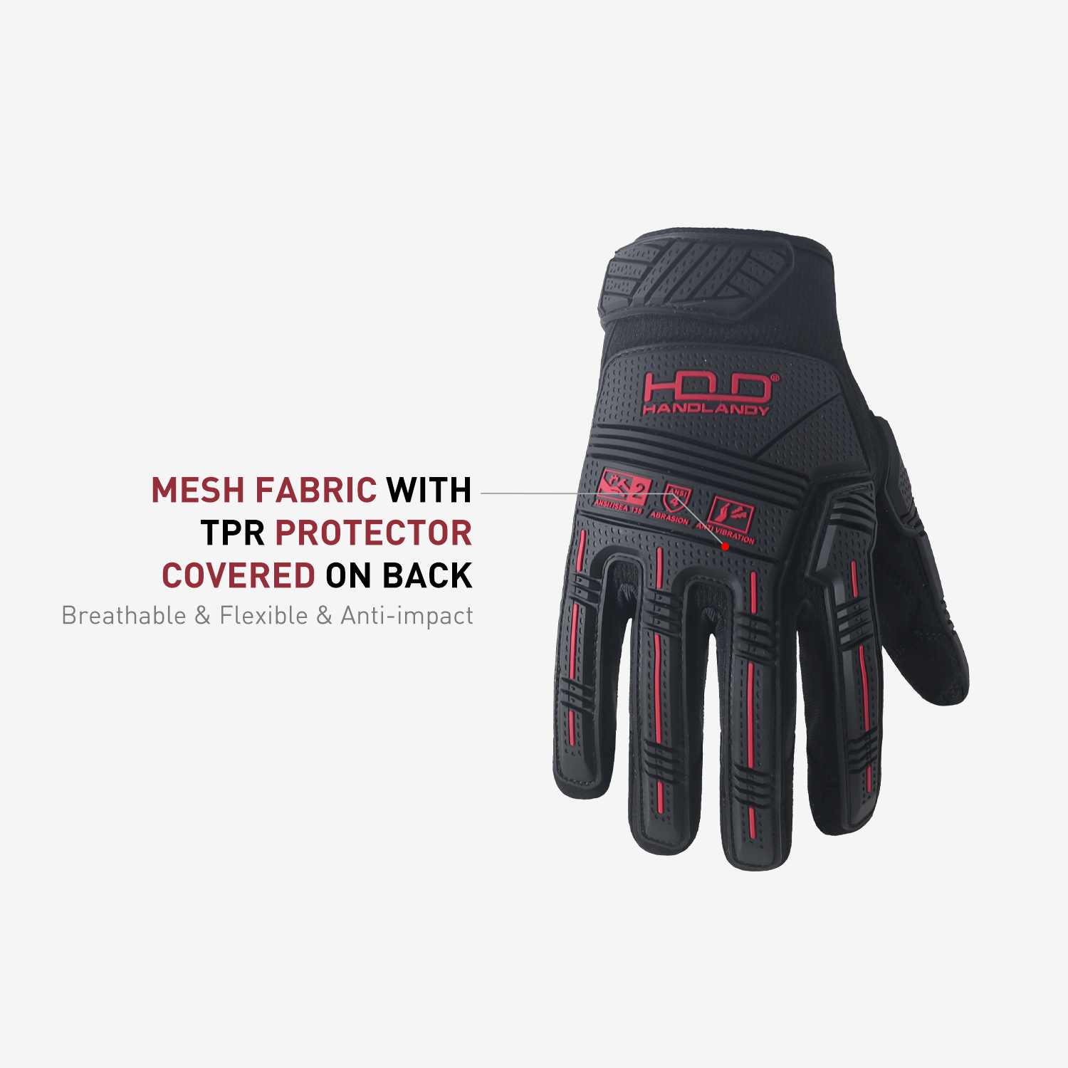 HANDLANDY Work Gloves for Men, - Work Glove Impact recension och pris