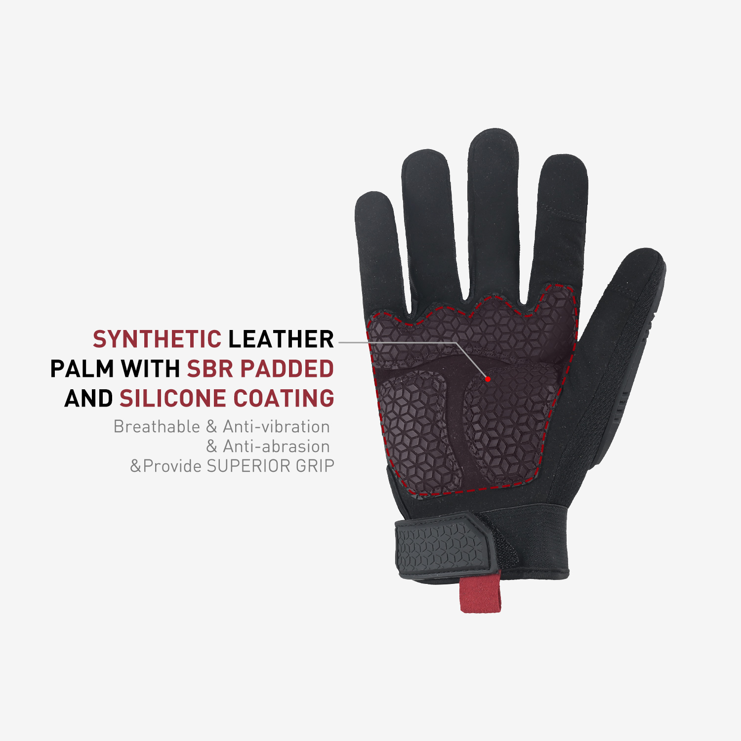 HANDLANDY Work Gloves for Men, - Work Glove Impact recension och pris
