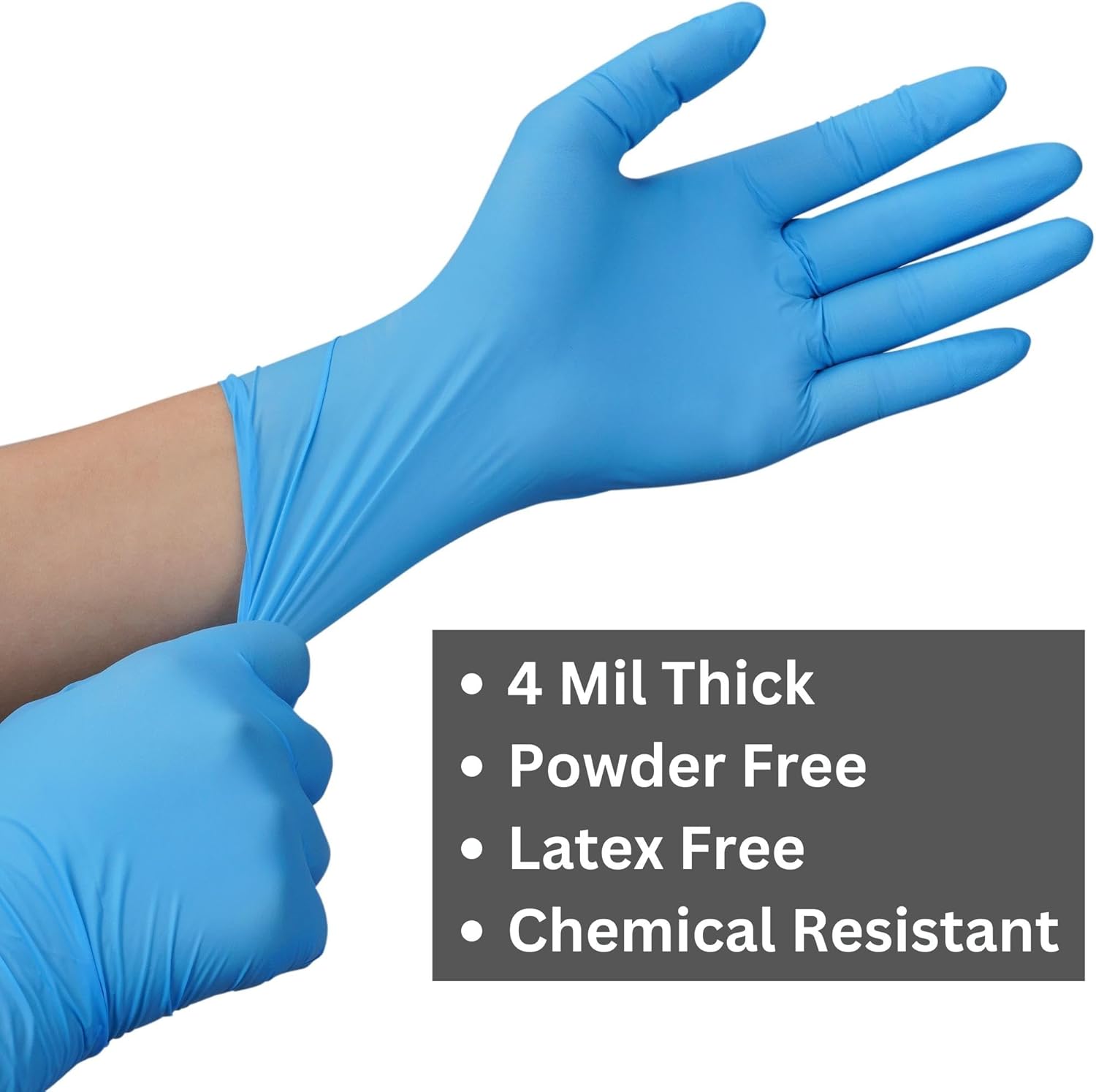 4 Mil Nitrile Exam Gloves, Lat - Exam Glove Nitrile recension och pris
