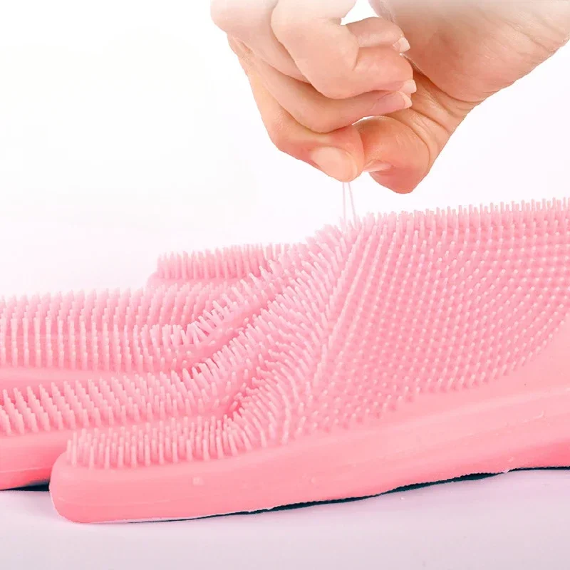 1 Pair Reusable Dishwashing Gl - Dish Glove Rubber recension och pris