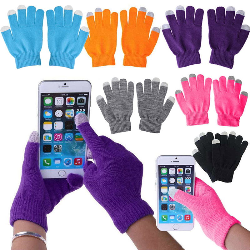 1 Pair Unisex Winter Warm Capa - Touchscreen Glove Capacitive recension och pris