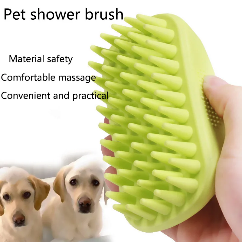 Pet Bath Brush Rubber Comb Hai - Rubber Glove Cleaning recension och pris