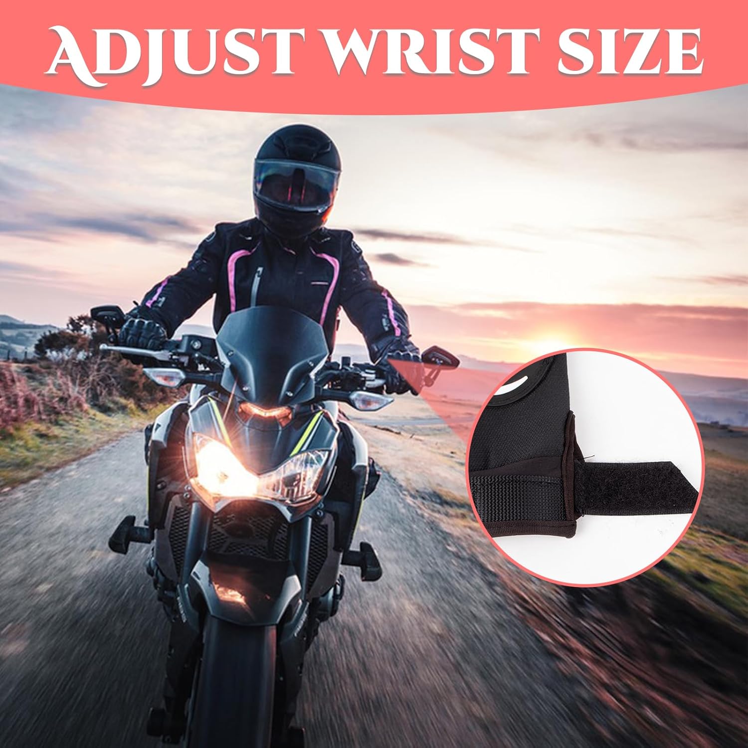 Full Finger Motorbike Gloves B - Gardening Glove Waterproof recension och pris