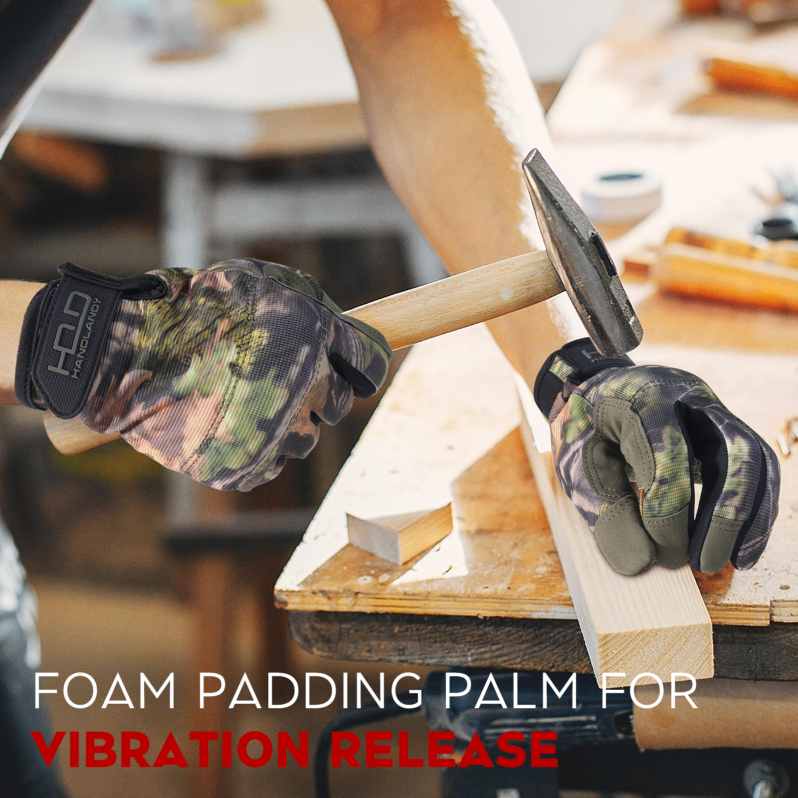 Handlandy Stock Full Finger Ca - Work Glove Impact recension och pris