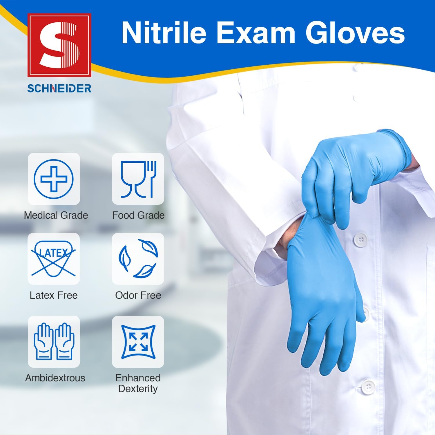 Nitrile Exam Gloves, Medical G - Exam Glove Nitrile recension och pris