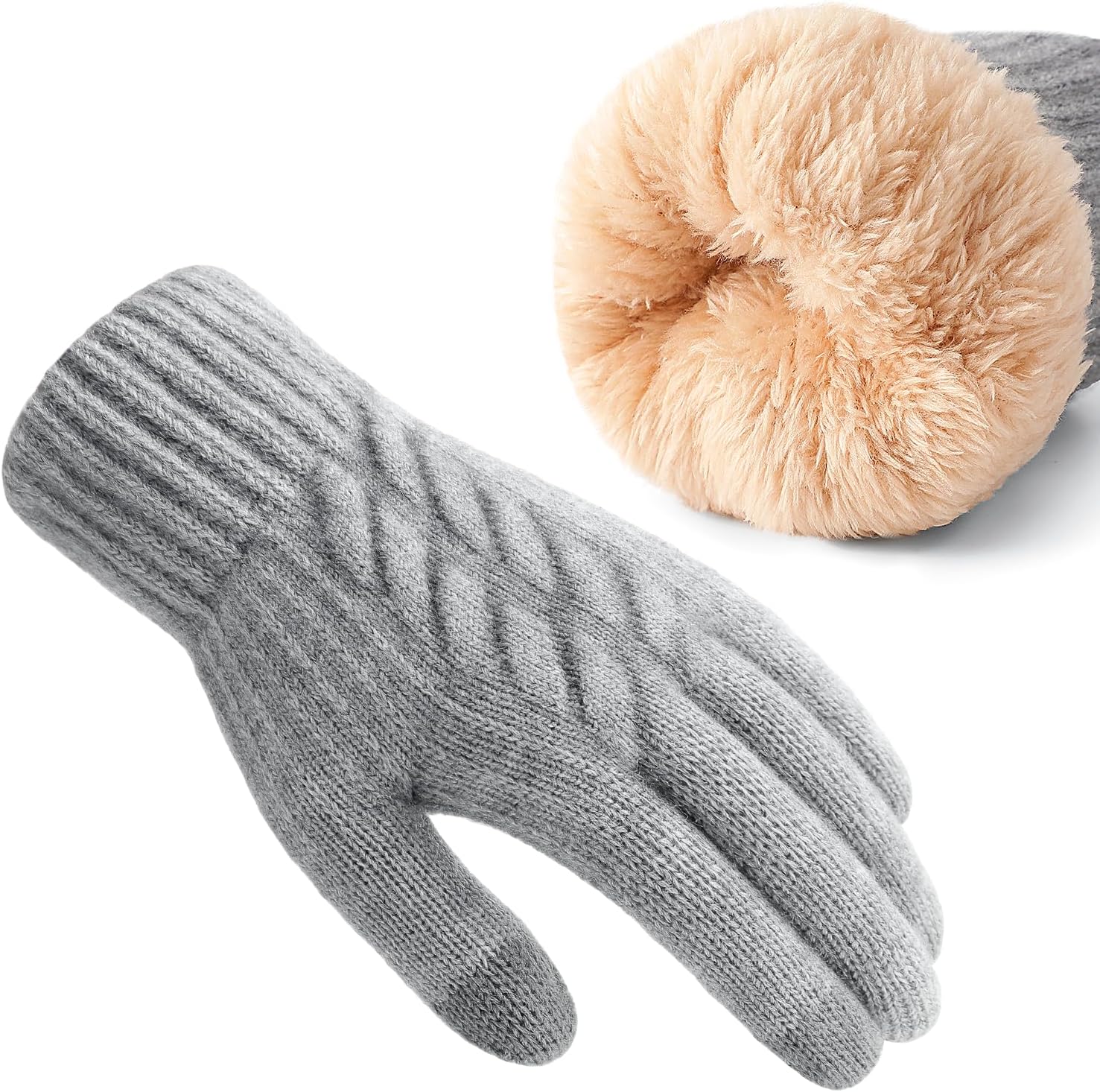 Winter Gloves – Thick Wool Fle - Winter Glove Insulated recension och pris