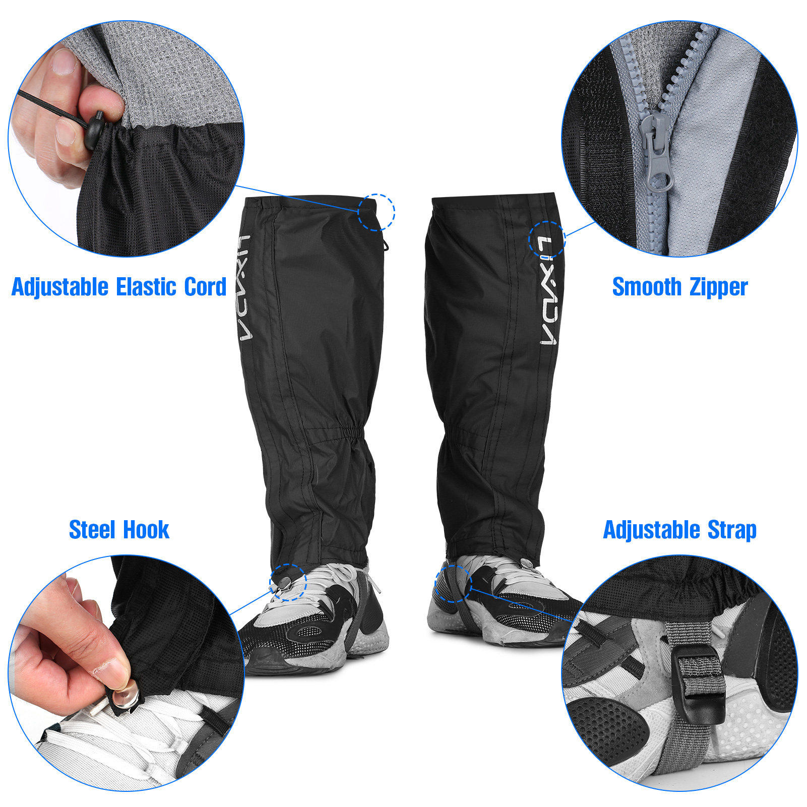 Lixada Gaiters Outdoor Skiing  - Gardening Glove Waterproof recension och pris