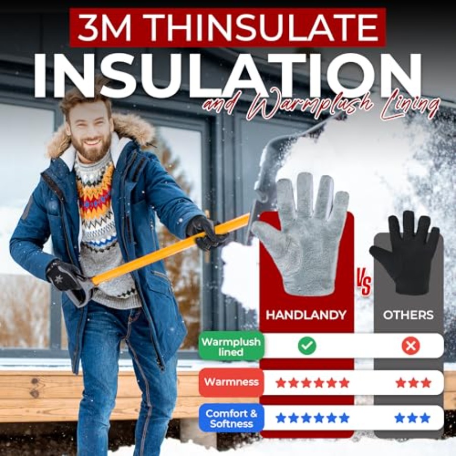 Winter Work Gloves for Men Wom - Winter Glove Insulated recension och pris