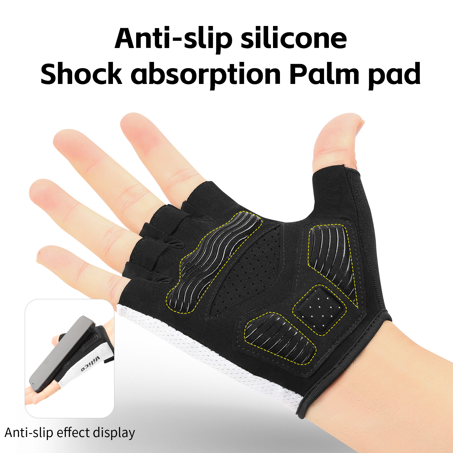 VILICO Breathable Half Finger  - Workout Glove Gym recension och pris