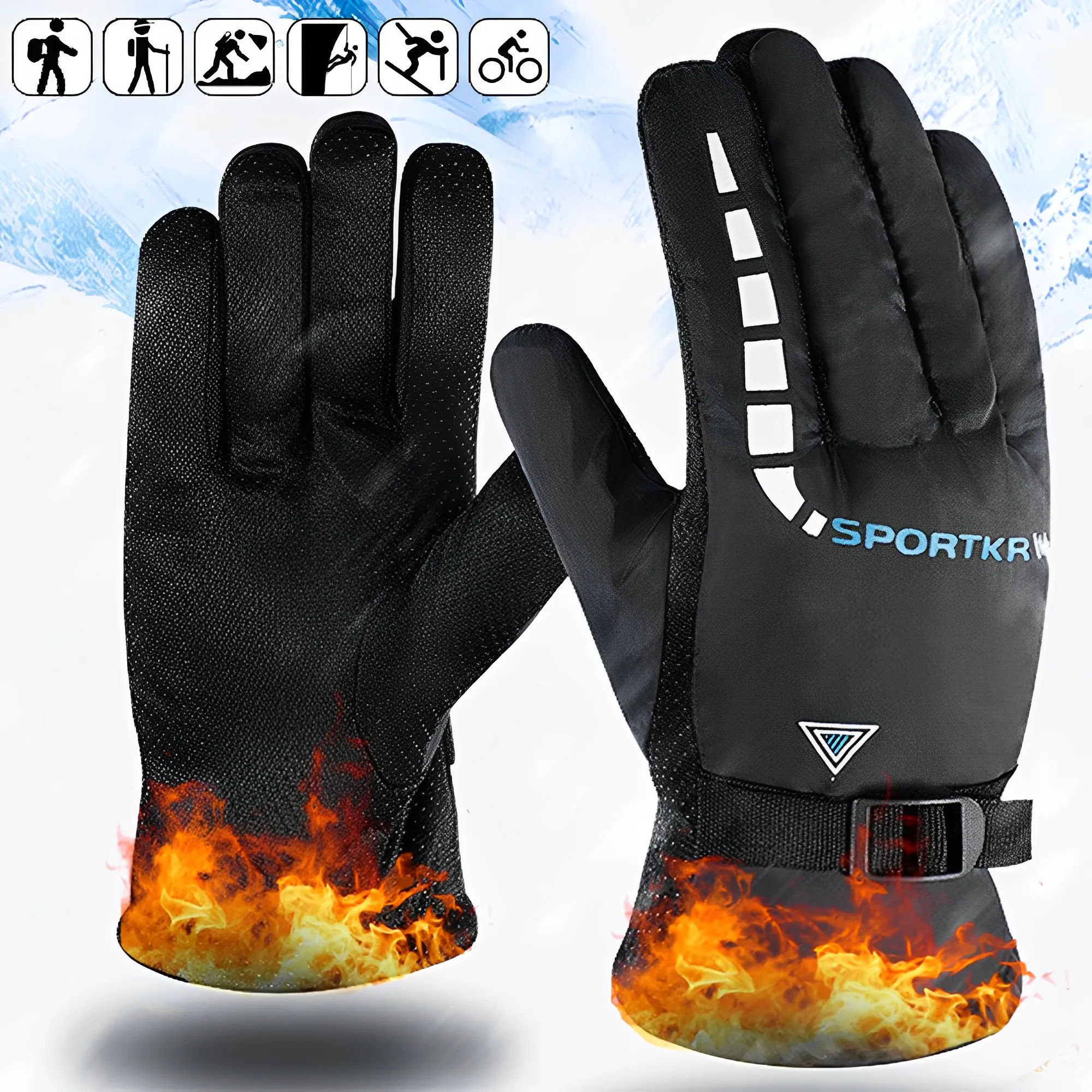 Motorcycle Cycling Gloves Warm - Gardening Glove Waterproof recension och pris