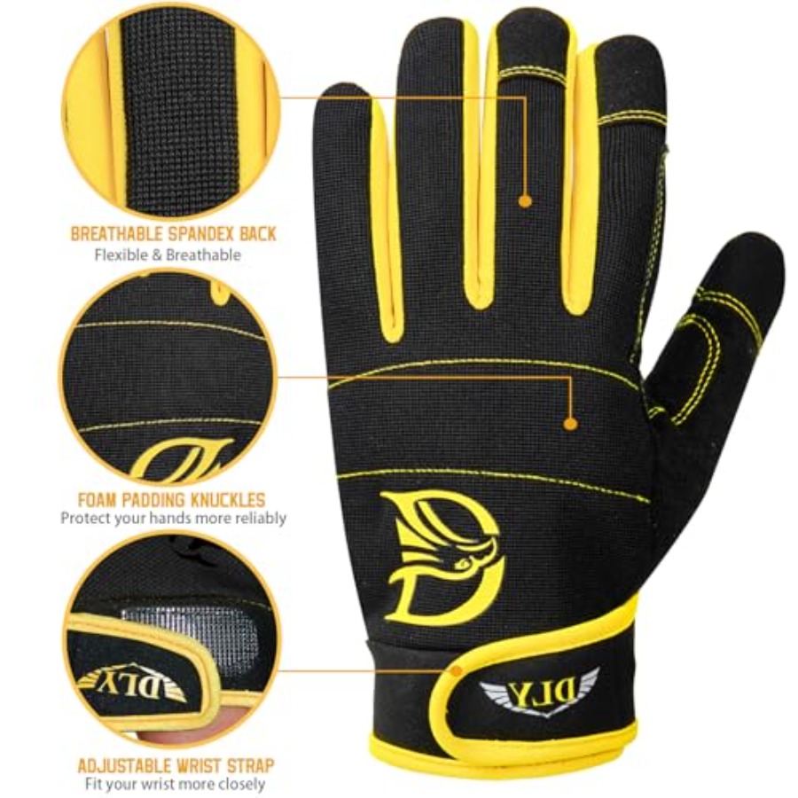 DLY Heavy Duty Work Gloves, Im - Work Glove Impact recension och pris