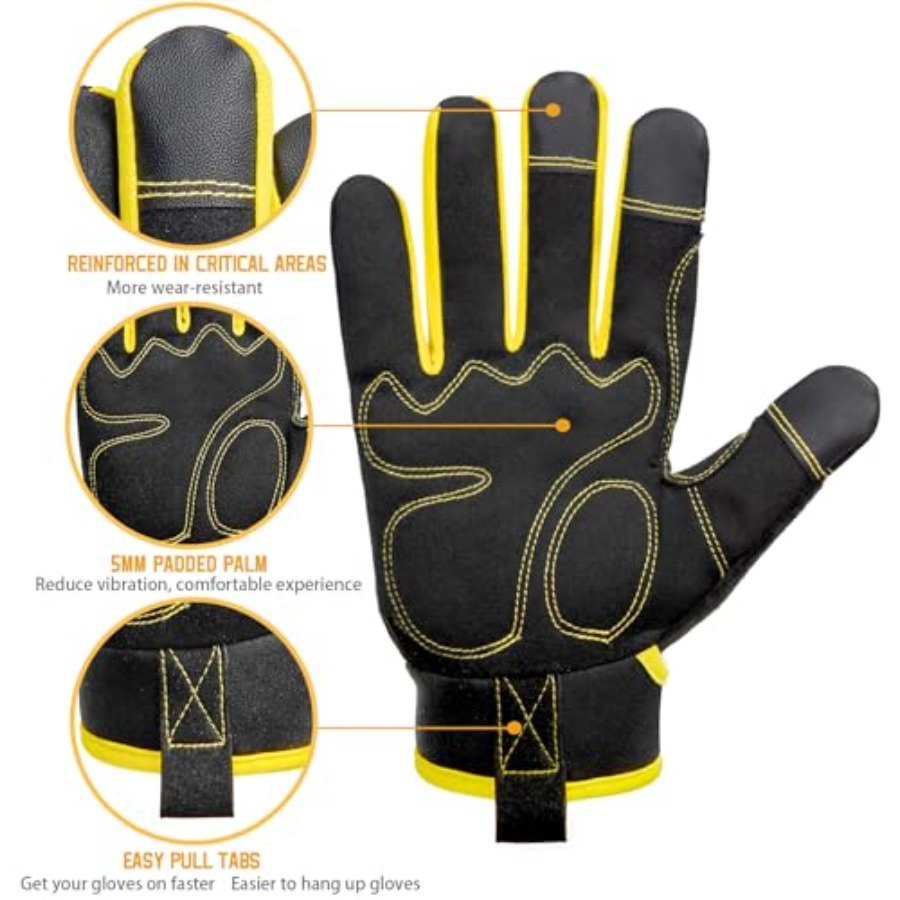 DLY Heavy Duty Work Gloves, Im - Work Glove Impact recension och pris