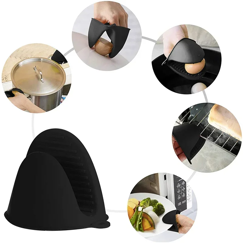 2Pcs Silicone Oven Mitts Set H - Oven Mitt Silicone recension och pris