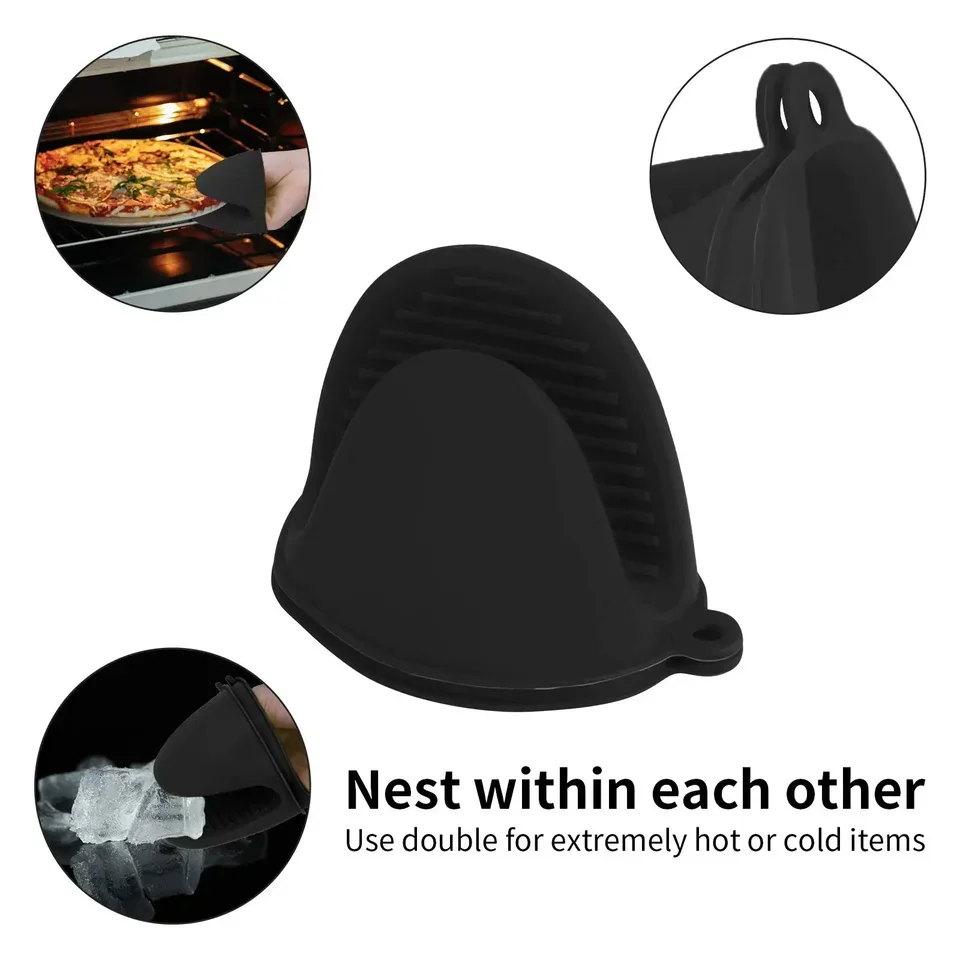 2Pcs Silicone Oven Mitts Set H - Oven Mitt Silicone recension och pris