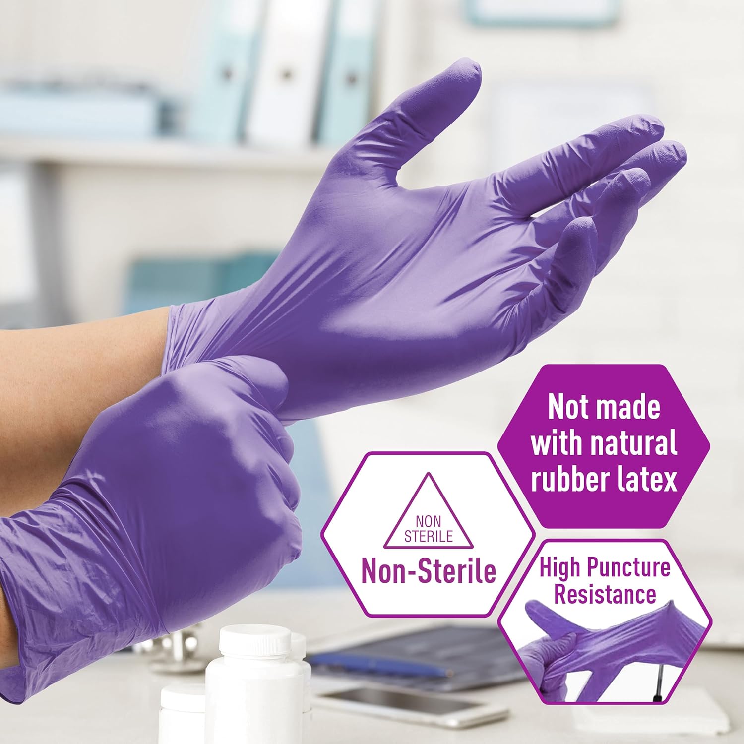 Powder-Free Nitrile Exam Glove - Exam Glove Nitrile recension och pris