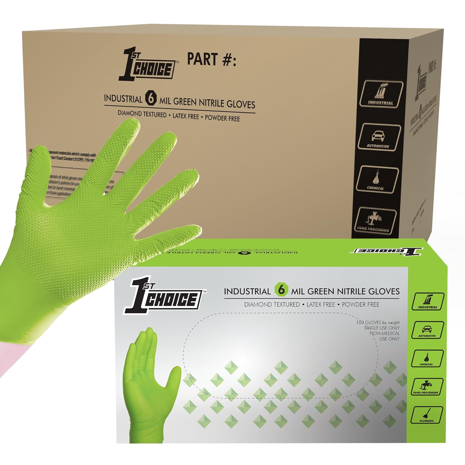 6 Mil Nitrile Gloves Disposabl - Nitrile Mechanic Glove recension och pris