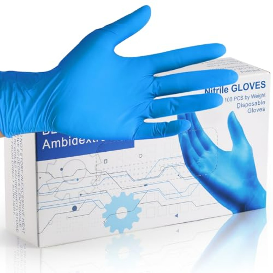 PEIPU Nitrile Disposable Glove - Rubber Glove Cleaning recension och pris