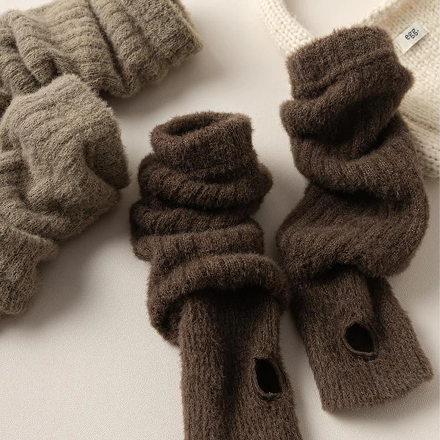 Winter Warm Long Sleeves Glove - Fingerless Glove Knit recension och pris