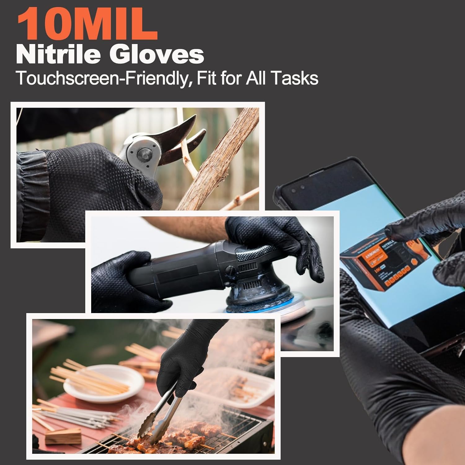 10mil Nitrile Disposable Glove - Nitrile Mechanic Glove recension och pris