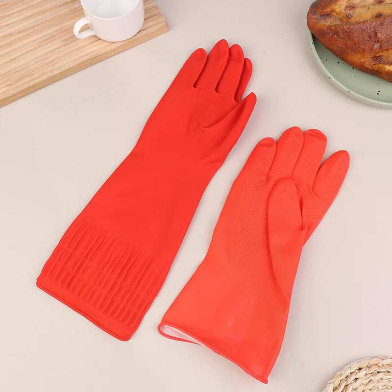 1Pair Latex Long Dish Washing  - Dish Glove Rubber recension och pris