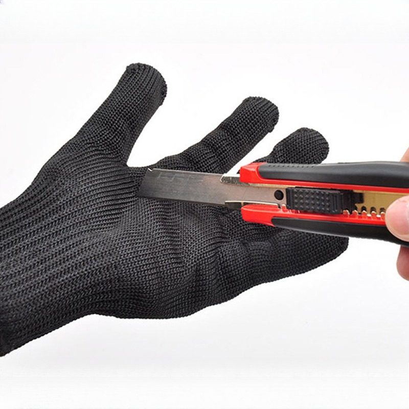 1 Pair Black Anti Cutting Glov - Cut Resistant Glove recension och pris