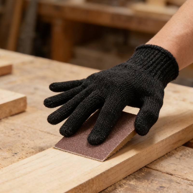 1 Pair Black Anti Cutting Glov - Cut Resistant Glove recension och pris
