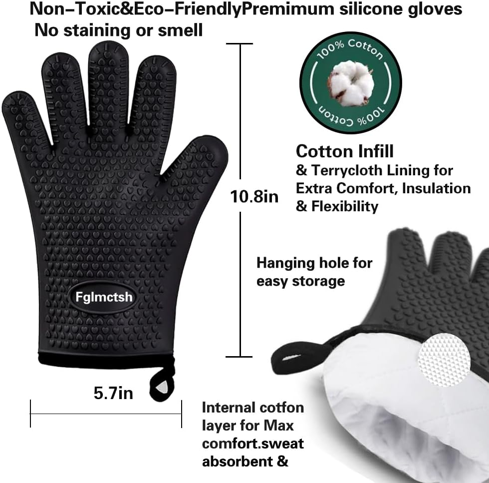 Silicone Oven Mitts, Heat Resi - Oven Mitt Silicone recension och pris