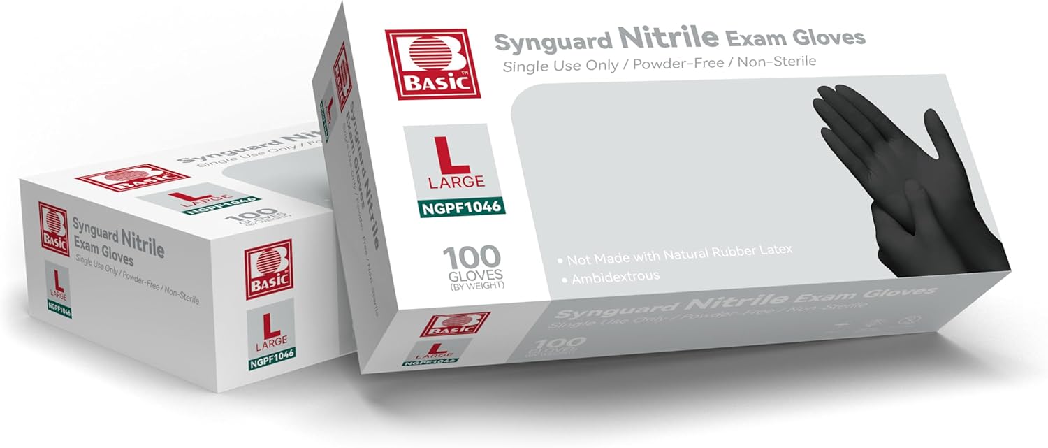 Large Black Nitrile Exam Glove - Exam Glove Nitrile recension och pris