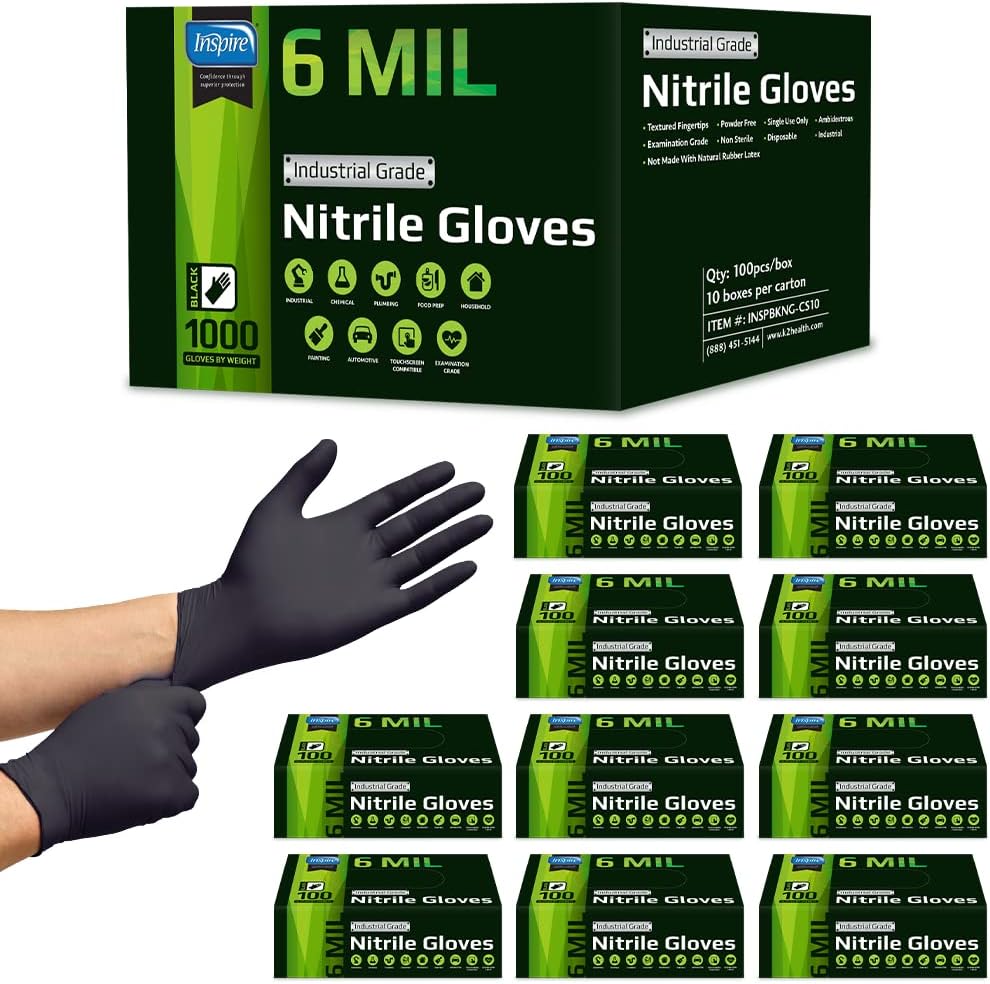 Heavy Duty Stretch Nitrile Glo - Nitrile Mechanic Glove recension och pris