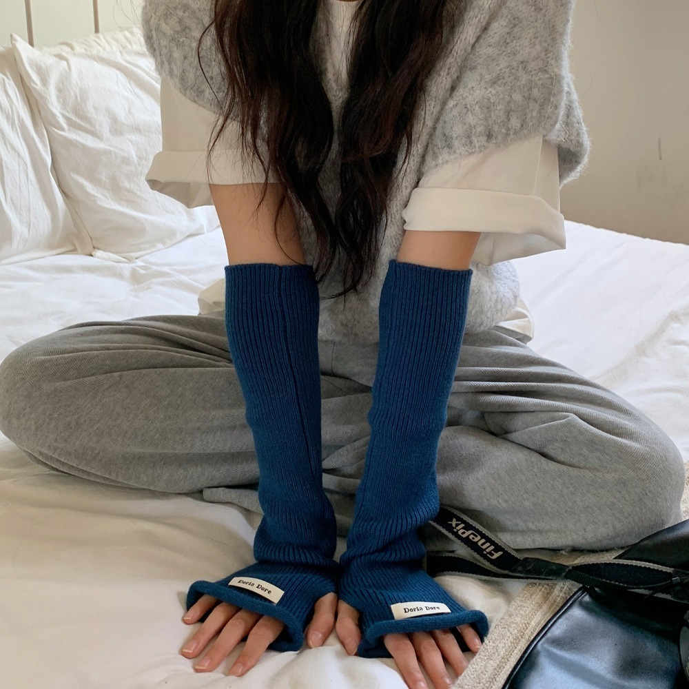 Korean Style Knitted Warm Slee - Fingerless Glove Knit recension och pris