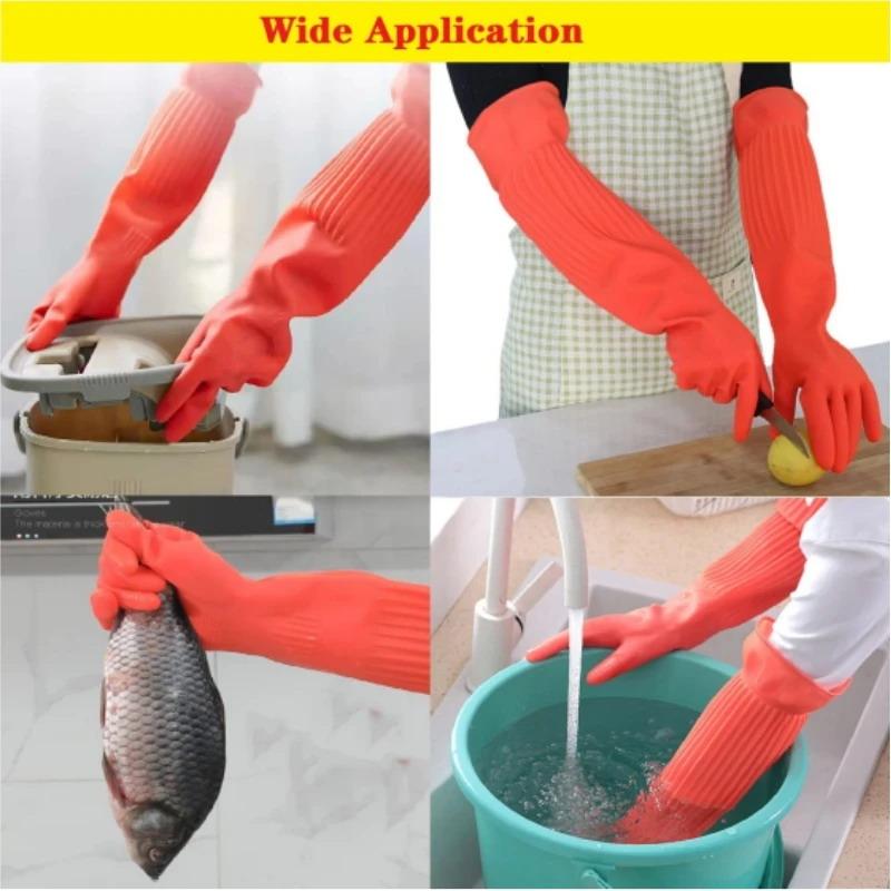 Long Reusable Rubber Dishwashi - Dish Glove Rubber recension och pris