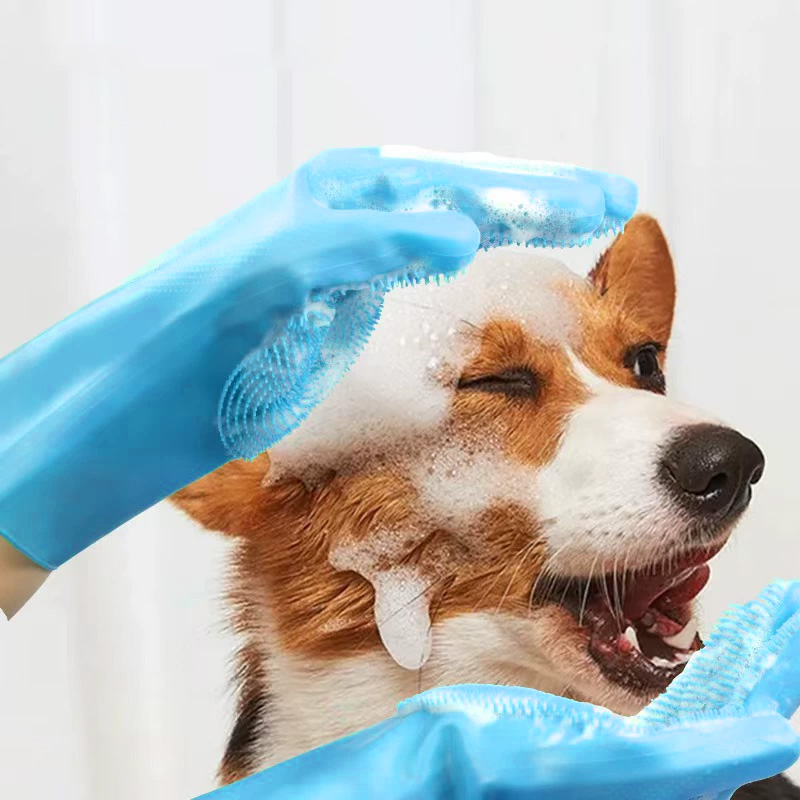 Pet Bathing & Massage Silicone - Rubber Glove Cleaning recension och pris